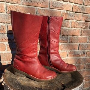Vintage Women’s Red Doc Martens Leather Boots Size 5 (US)